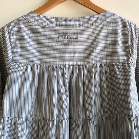 3J Workshop Johnny Was Striped Peasant Shirt Dress - Picture 4 of 8